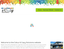 Tablet Screenshot of colourandcopy.com